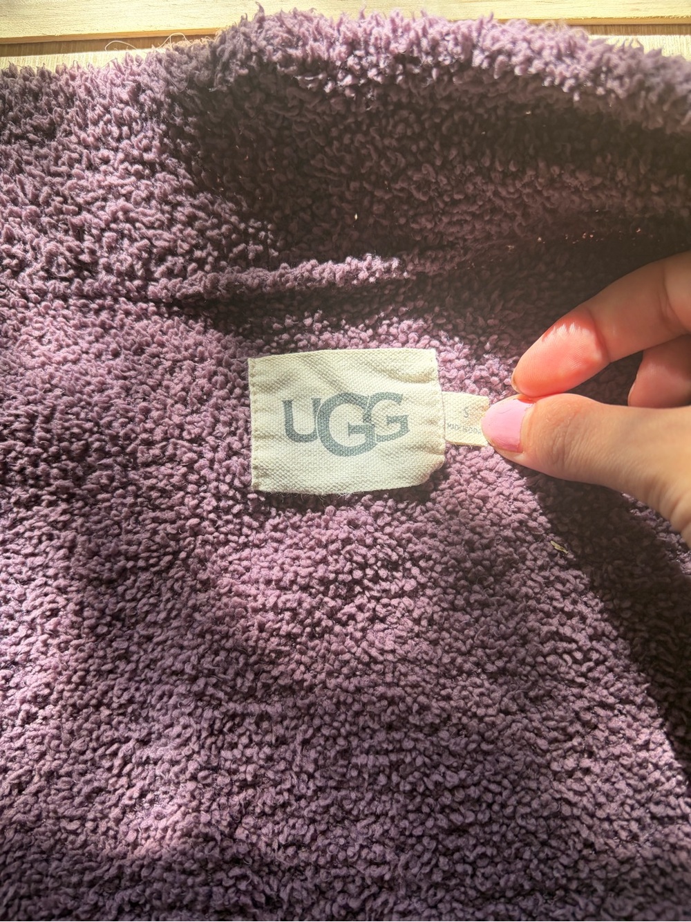 UGG Purple Plush Belted Robe Size S - Picture 2 of 4